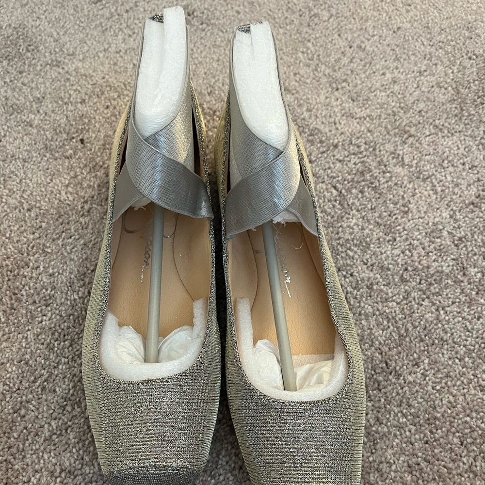 Ballet Flat Gold Glitter - Jessica Simpson Women's Mandalaye